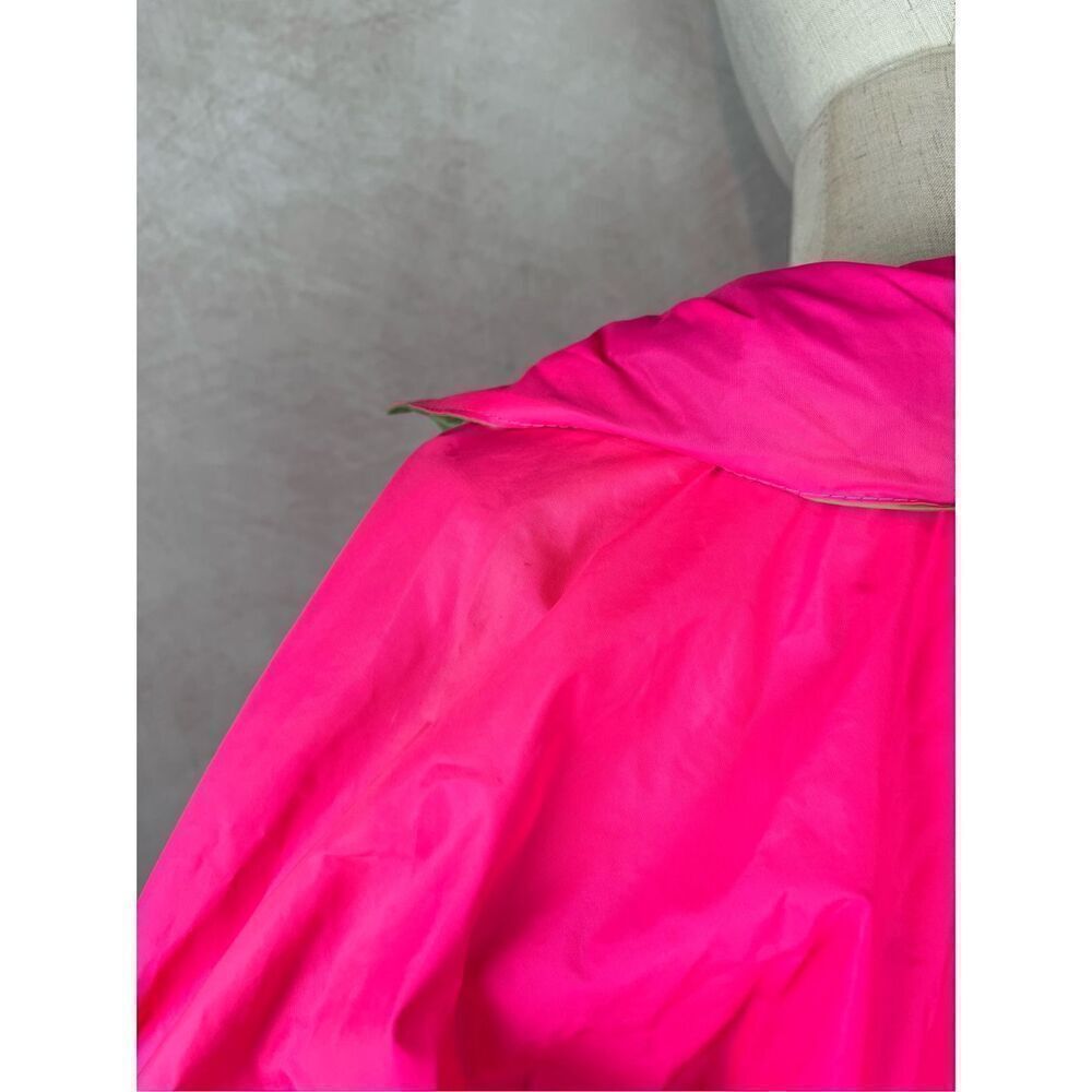 Vintage 90s Neon Windbreaker Jacket Neon Pink Men’s Medium - Picture 8 of 12